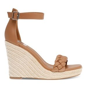 DOLCE VITA Women's Harriat Braided Espadrille Platform Wedge Sandals SIZE 8 NWT